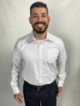 Camisa Social Masculina Manga Longa Uniforme Administrativo