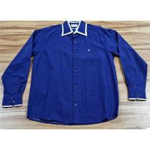 Camisa Social Masculina Manga Longa WAZ 100% Algodão