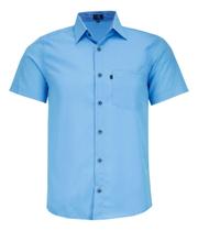Camisa Social Masculina Mc Lbl Com Bolso Não Amassa 3031