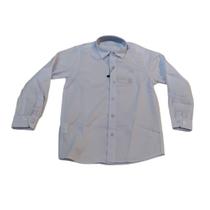 Camisa Social Masculina Meninos Adolescente Ogochi Manga Longa 3 Cores