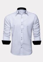 Camisa Social Masculina Moda Maior Homens Plus Size