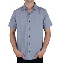 Camisa Social Masculina Ogochi MC Slim Marinho - 0015 Camisa Social Masculina Ogochi MC Slim Marinho - 0015