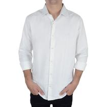 Camisa Social Masculina Ogochi ML Slim Branca - 0015