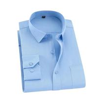 Camisa Social Masculina plus Size 8XL 7XL 6XL Manga Longa Branca Primavera Outono Para Escritório,