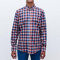 Camisa Social Masculina Ralph Lauren Xadrez Laranja Escuro Camisa Social Masculina Ralph Lauren Xadrez Laranja Escuro