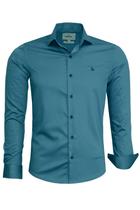 Camisa Social Masculina Slim Acetinado Com Elastano Viscose de Bambu 1903