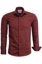 Camisa Social Masculina Slim Acetinado Com Elastano Viscose de Bambu 1903