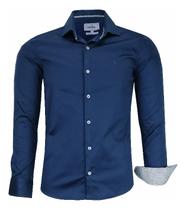 Camisa Social Masculina Slim Amil Acetinado C/elastano 1825