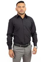 Camisa Social Masculina Slim Fit Branca e Preta