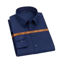 Camisa Social Masculina Slim Fit De Manga Longa, Resistente a Rugas, Fácil De Cuidar, Para Uso