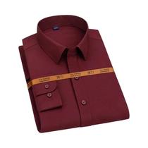 Camisa Social Masculina Slim Fit De Manga Longa, Resistente a Rugas, Fácil De Cuidar, Vestuário