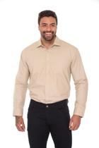 Camisa Social Masculina Slim Fit Lisa - Tamanhos do PP ao XGG