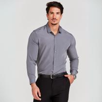 Camisa Social Masculina Slim Manga Longa