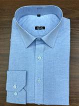 Camisa Social Masculina Slim Mesclada H122