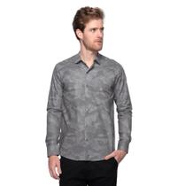 Camisa Social Masculina Slim Teodoro Camuflado 100 % Algodão