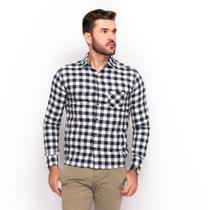 Camisa Social Masculina Teodoro ML Flamé Algodão Xadrez