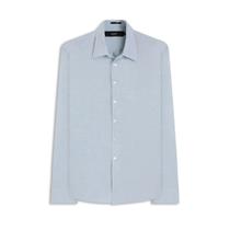 Camisa social ml ellus tricoline ly slim azul