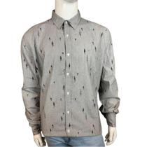 Camisa Social Ml Listrada Ellus Camisa Social Ml Listrada Ellus