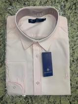 Camisa Social Modelo Liso Basico Classic Trablha Geral