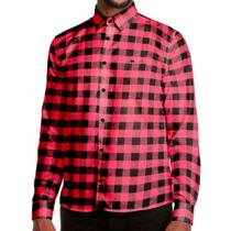 Camisa Social MX72 Fit Manga Longa Flanela Mista Masculino Adulto Cores Sortidas - Ref 24104 Camisa Social MX72 Fit Manga Longa Flanela Mista Masculino Adulto Cores Sortidas - Ref 24104