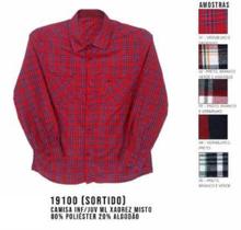 Camisa Social MX72 Manga Longa Xadrex Misto Menino Infantil/Juvenil Multicores - Ref 19100 Camisa Social MX72 Manga Longa Xadrex Misto Menino Infantil/Juvenil Multicores - Ref 19100