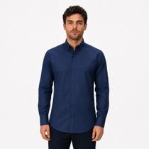 Camisa Social Oxford 100% Algodão
