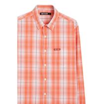 Camisa Social Palermo Check Classic French Pocket Ml Ellus