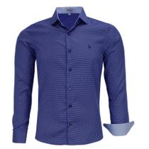 Camisa social pigmentada manga longa adulto original Amil Marinho Camisa social pigmentada manga longa adulto original Amil Marinho
