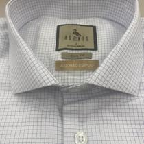 Camisa Social Quadriculada Algodão Egípcio