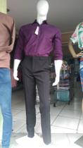 Camisa social roxa Camisa social roxa