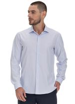 Camisa Social Slim Fit Fibra de Bambu Arrow - Azul Claro
