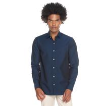 Camisa Social Teodoro Masculina Algodão Slim Fit Poá Casual