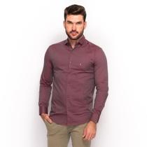 Camisa Social Teodoro Masculina Festa Lisa Slim Conforto Camisa Social Teodoro Masculina Festa Lisa Slim Conforto