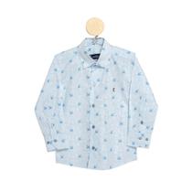 Camisa Social Teodoro ML Infantil Algodão Floral Casual Camisa Social Teodoro ML Infantil Algodão Floral Casual