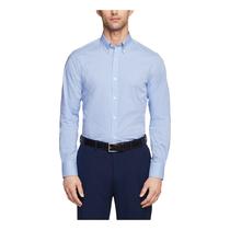 Camisa social Tommy Hilfiger Slim Fit Stretch Twill masculina azul