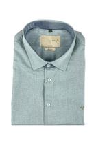 Camisa Social Tricoline Sarjado Manga Curta com Elastano - CAW Camisa Social Tricoline Sarjado Manga Curta com Elastano - CAW
