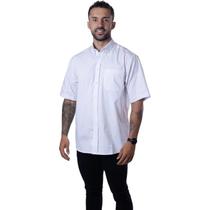 Camisa Social Uniforme Cannes Manga Curta Branco
