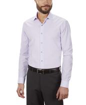 Camisa social UNLISTED Slim Fit Solid Lilac para homens