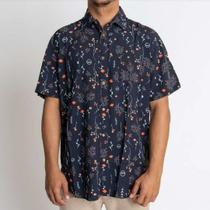 Camisa South to South 16751 Haleiwa - Preto