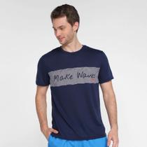 Camisa Speedo Make Waves Masculina - Azul Navy