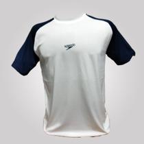 Camisa Speedo Team Collection Masculina - Branco+Azul Marinho