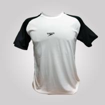 Camisa Speedo Team Collection Masculina - Branco+Preto