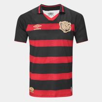 Camisa Sport I 24/25 s/n Torcedor Umbro Masculina - Preto+Vermelho