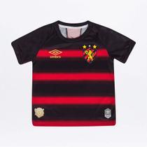 Camisa Sport Recife I 20/21 Umbro Juvenil - Preto+Vermelho