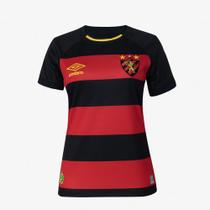 Camisa Sport Recife I 23/24 Umbro Feminina - Vermelho+Preto