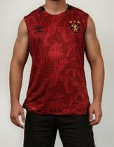 Camisa Sport Recife Regata Masculina Umbro Aquecimento 2024 Camisa Sport Recife Regata Masculina Umbro Aquecimento 2024