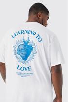 Camisa Streetwear Oversized Básica Love Masculino Camisa Streetwear Oversized Básica Love Masculino