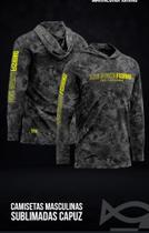 Camisa Sublimada Capuz Blak - P