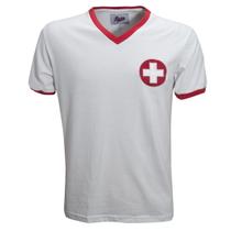Camisa Suiça 1970s Liga Retrô Branca