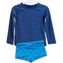 Camisa Sunga Conjunto Infantil Proteção UV50 Pronta Entrega